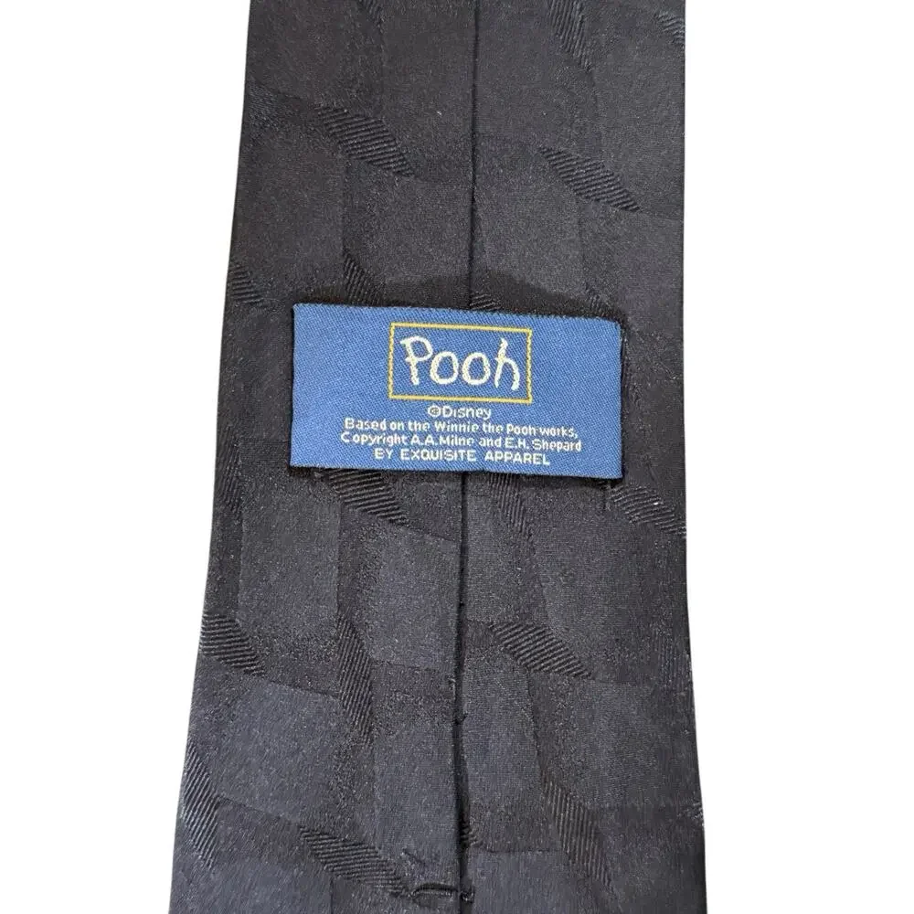 Disney Winnie The Pooh Tigger Eeyore Shooting Star Cartoon Necktie Silk
